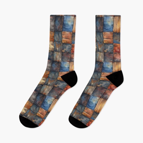 Item preview, Tablones de madera de patchwork rústico designed and sold by NTGUILTY.