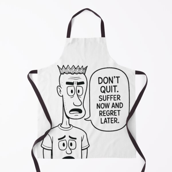 Item preview, Don’t quit. Suffer now and regret later. designed and sold by Oqueartecura.