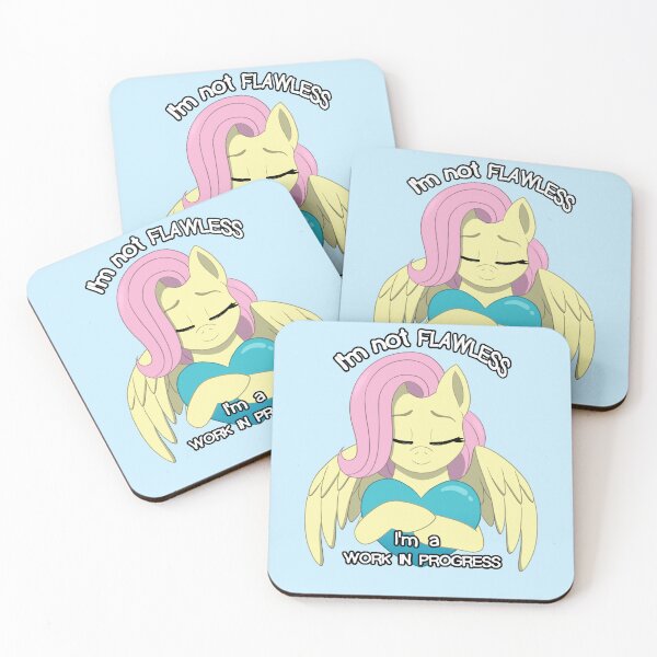 Item preview, Not Flawless, I'm a Work in Progress (Fluttershy) designed and sold by SkyBlueArts.