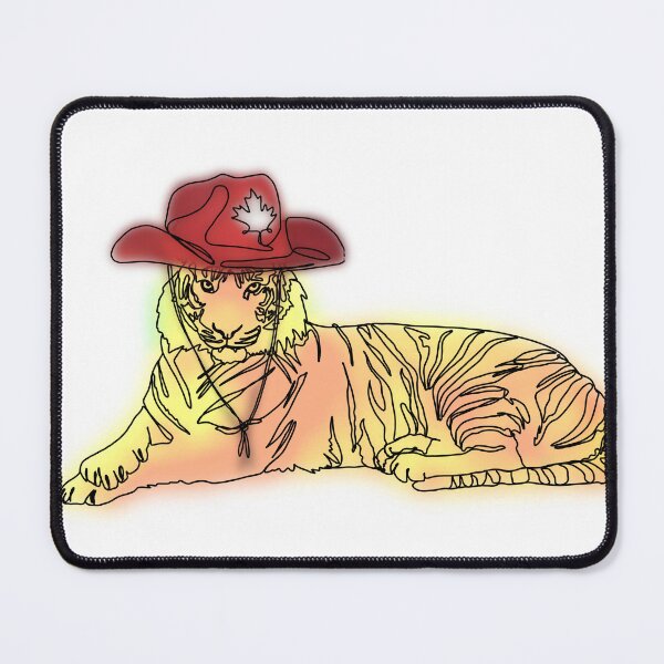 Item preview, Maple the Tiger the Canadian Cowboy - animalzinhats designed and sold by Ashley’sAnimalz.