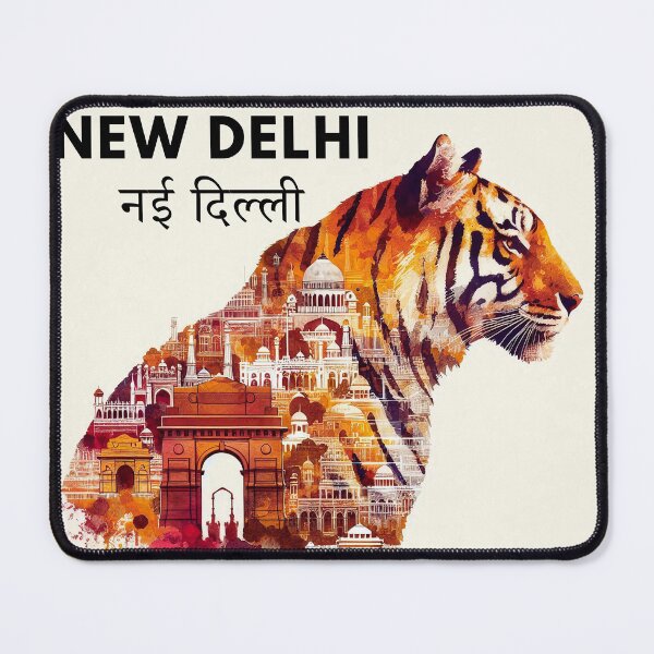 Item preview, New Delhi, India Bengal Tiger Double Exposure designed and sold by Dino-Lune.