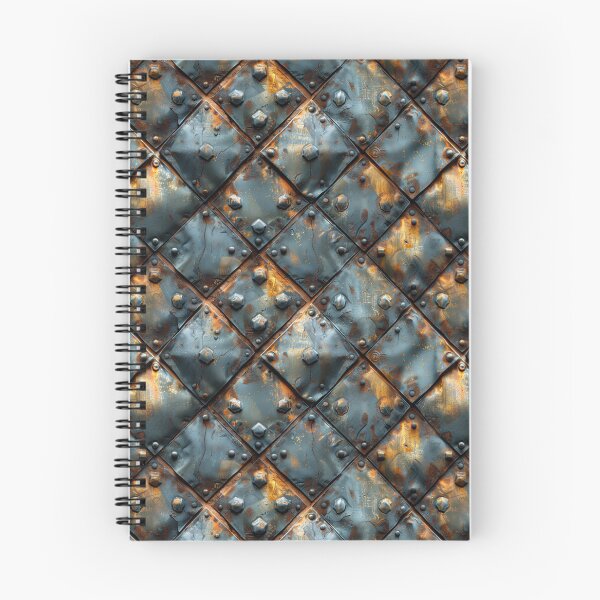 Item preview, Aged Riveted Metal Diamond Plates designed and sold by NTGUILTY.