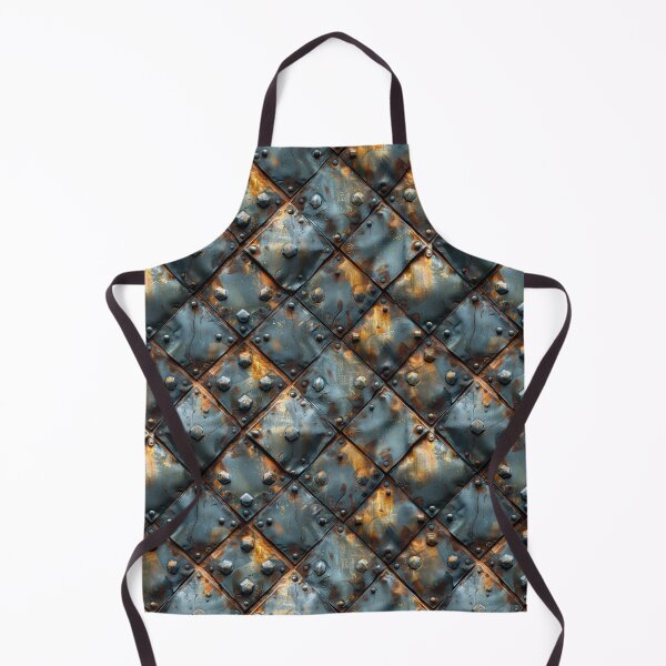 Item preview, Aged Riveted Metal Diamond Plates designed and sold by NTGUILTY.