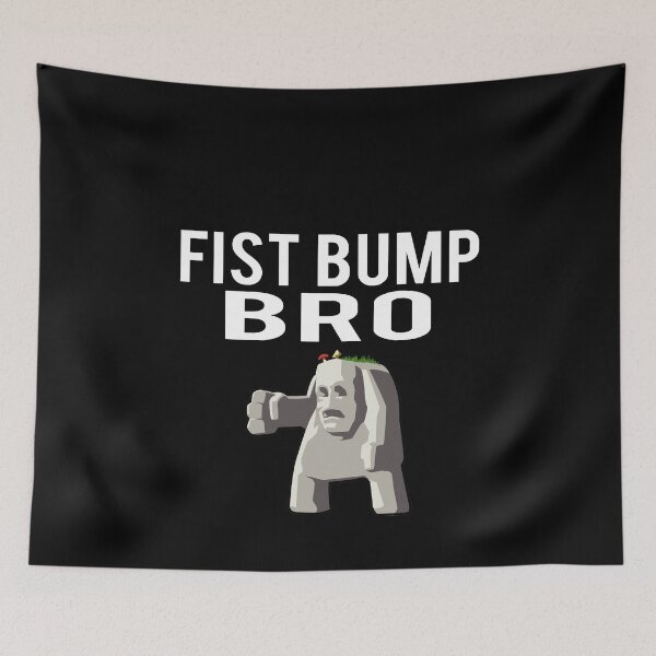 Item preview, Fist Bump Bro Funny Gamer Gaming Random Dad Joke Statue designed and sold by spitzys.