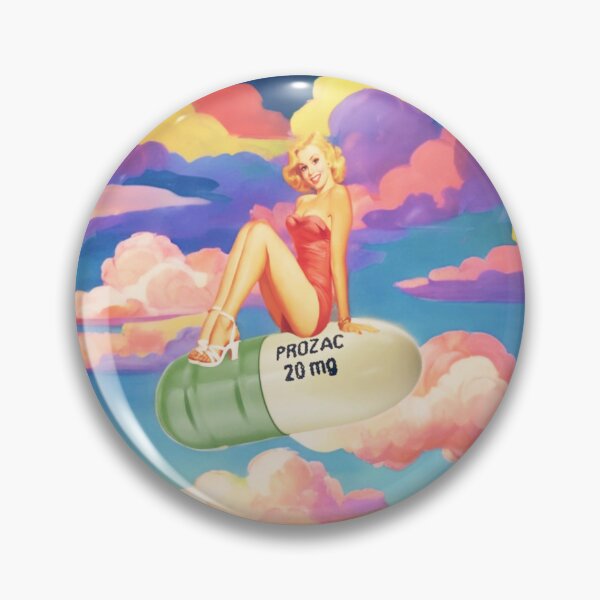 Item preview, Prozac Pin-Up designed and sold by ScarahVonMonster.