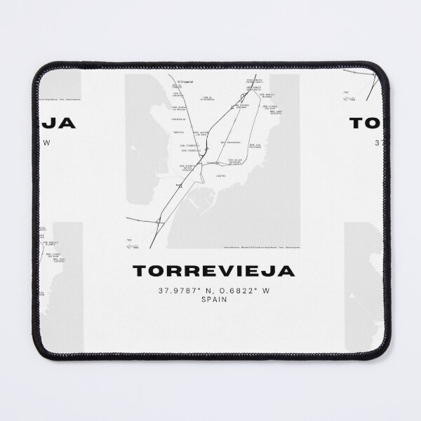 Item preview, Torrevieja Map Print – Minimalist Costa Blanca Poster designed and sold by RM-Journey.