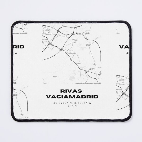 Item preview, Rivas-Vaciamadrid Map Poster – Minimalist Suburban Wall Art designed and sold by RM-Journey.