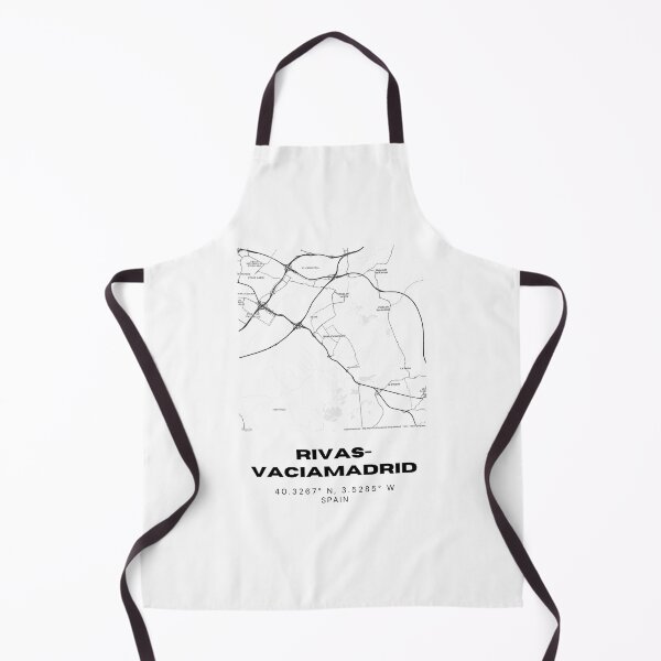 Item preview, Rivas-Vaciamadrid Map Poster – Minimalist Suburban Wall Art designed and sold by RM-Journey.