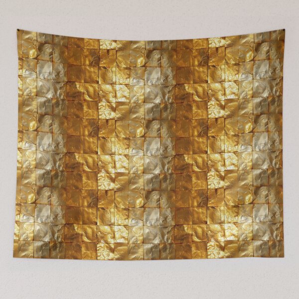 Item preview, Textured Gold Square Grid designed and sold by NTGUILTY.
