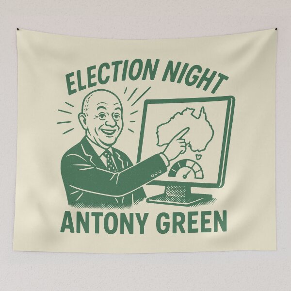 Item preview, Antony Green Election Night Map Display designed and sold by zzz888.