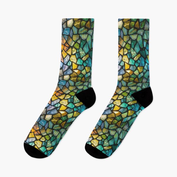 Item preview, Vibrant Irregular Stained Glass designed and sold by NTGUILTY.