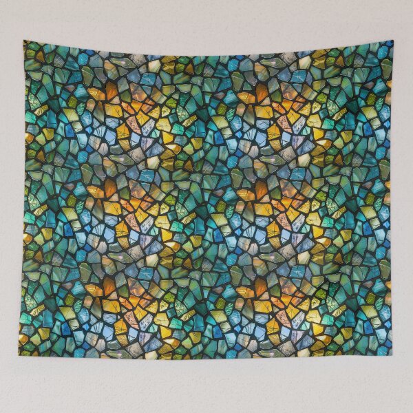 Item preview, Vibrant Irregular Stained Glass designed and sold by NTGUILTY.
