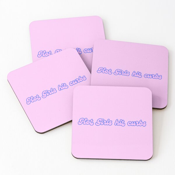 Item preview, Hot Girls hit curbs bumper sticker designed and sold by Win.