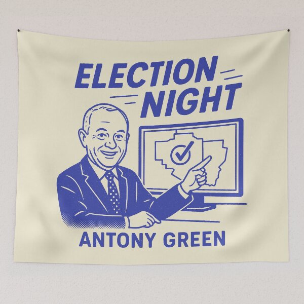 Item preview, Antony Green Election Night Call designed and sold by zzz888.