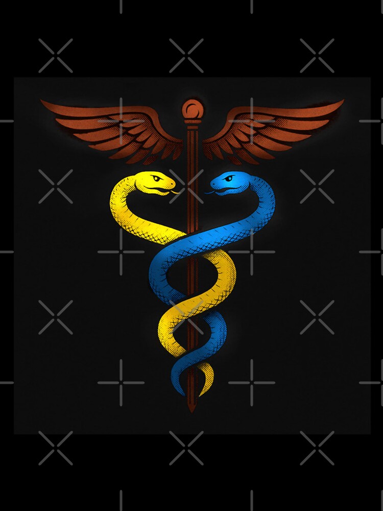 Thumbnail 4 of 4, iPhone Case, Python Caduceus designed and sold by skoolsarecool.
