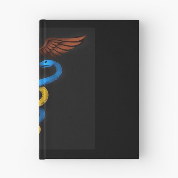 Aperçu de l'œuvre Caducée de Python créée et vendue par skoolsarecool.