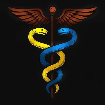 Artwork thumbnail, Python Caduceus by skoolsarecool