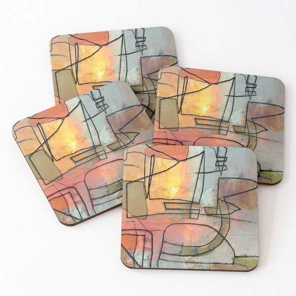 Item preview, Twilight Shadows Abstract designed and sold by ViaARTfactory.