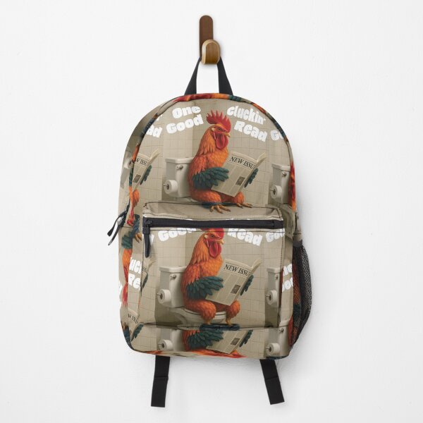 Item preview, Gallo en el baño, leyendo un periódico. designed and sold by Mindful56.
