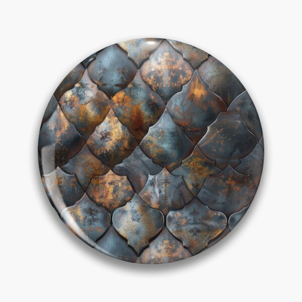 Item preview, Rusty Overlapping Metal Scales designed and sold by NTGUILTY.