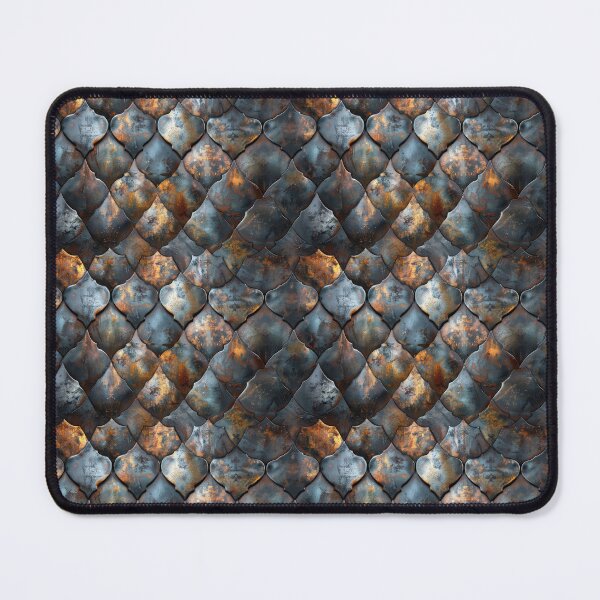Item preview, Rusty Overlapping Metal Scales designed and sold by NTGUILTY.