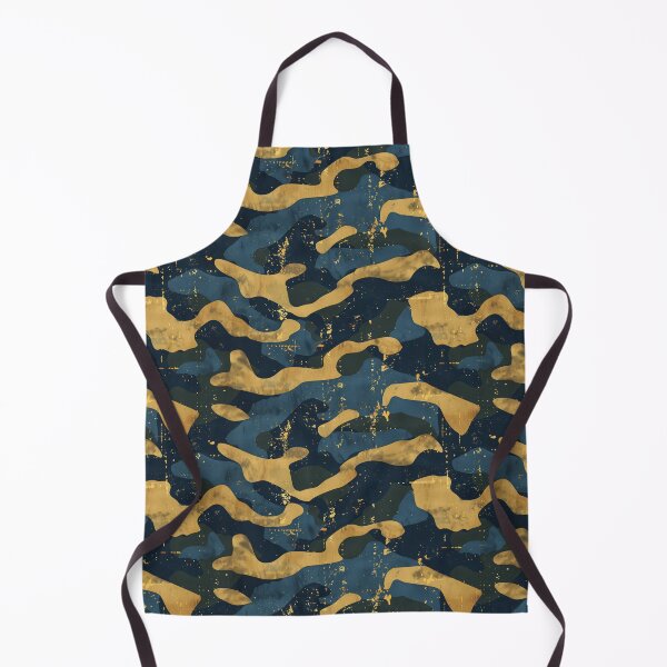 Item preview, Weathered Blue Gold Grunge Camouflage designed and sold by NTGUILTY.