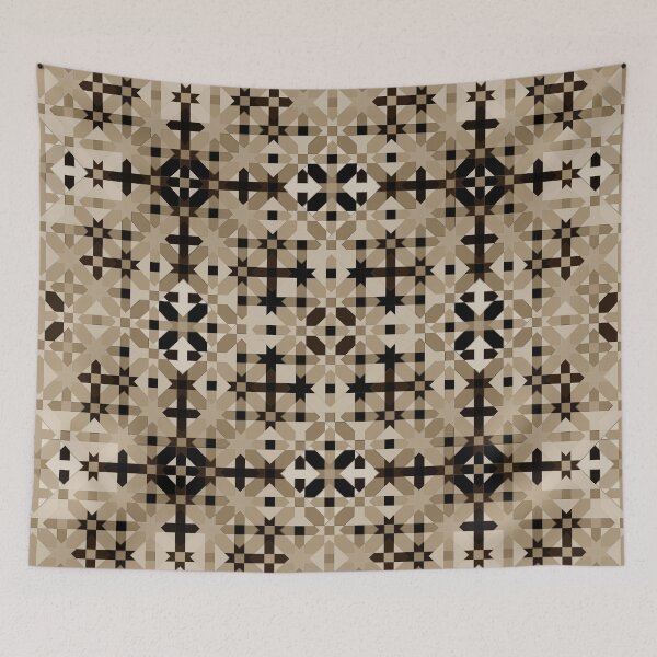 Item preview, Ink on Sepia – Islamic Geometric Pattern designed and sold by Tarjiart.