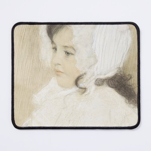 Item preview, Portrait of a Child (Marie Moll) by Gustav Klimt – Fine Art Print for Klimt Lovers designed and sold by EmeraldeaArt.