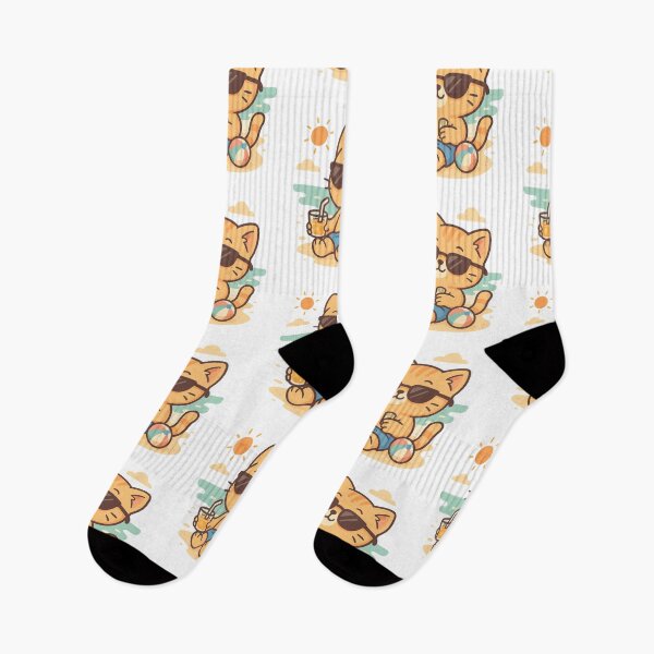Item preview, Summer Vibes, Cat Chilling On The Beach!❤️❤️❤️ designed and sold by WeLoveCatss.