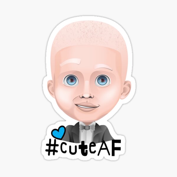 Item preview, Cute AF - Albino Awareness - Male designed and sold by Ms-Bees-Tees.