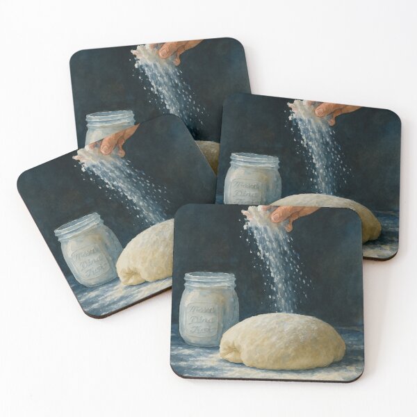 Item preview, Flour Dusting Dough – Artisan Baking Watercolor Style designed and sold by Pacika.