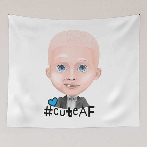 Item preview, Cute AF - Albino Awareness - Male designed and sold by Ms-Bees-Tees.