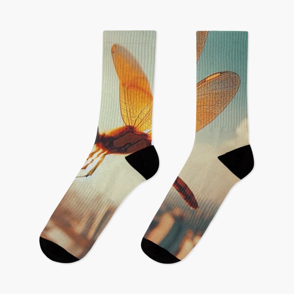 Item preview, Retro 70s Dragonfly – AI Macro Photography Style with Vintage Vibes for Animal Lovers on Clothing & Accessories designed and sold by knalpot-design.