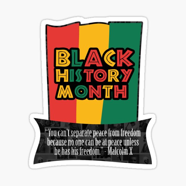 Item preview, Black History Month Logo designed and sold by RowDaiTV.