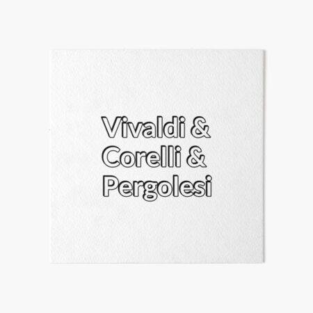 Aperçu de l'œuvre Compositeurs baroques - Vivaldi, Corelli, Pergolesi créée et vendue par Inspirationmotivation.