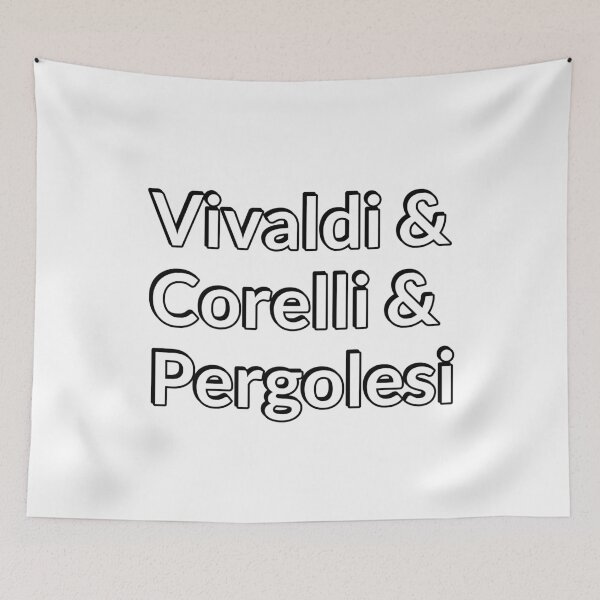 Item preview, Baroque composers - Vivaldi, Corelli, Pergolesi designed and sold by Inspirationmotivation.