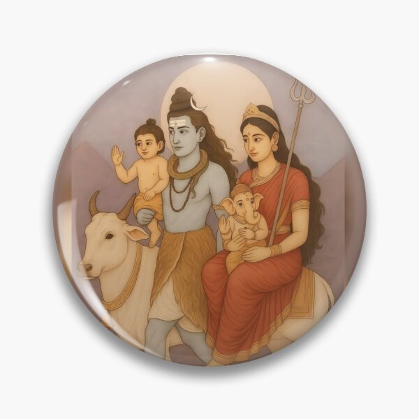 Item preview, Lord Shiv Family Art of Yoga  designed and sold by Eshant.