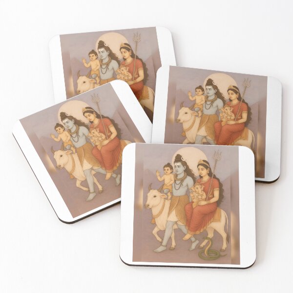 Item preview, Lord Shiv Family Art of Yoga  designed and sold by Eshant.