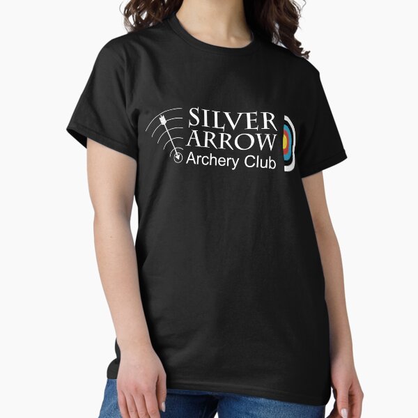 Item preview, Silver Arrow Archery White Club Logo and Target designed and sold by Silver Arrow Archery Club Edlesborough.