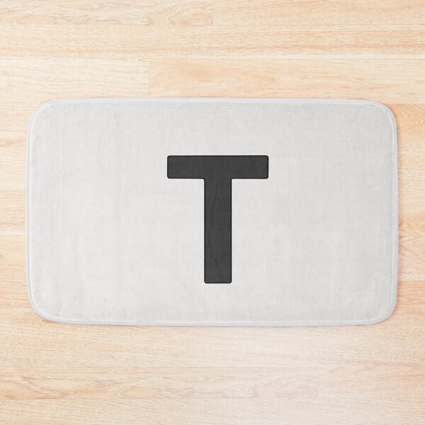 Item preview, letter t black designed and sold by ZiphGames.