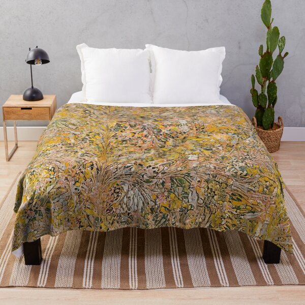 Item preview, Yellow green grey marbled design  designed and sold by 2ndBloom.