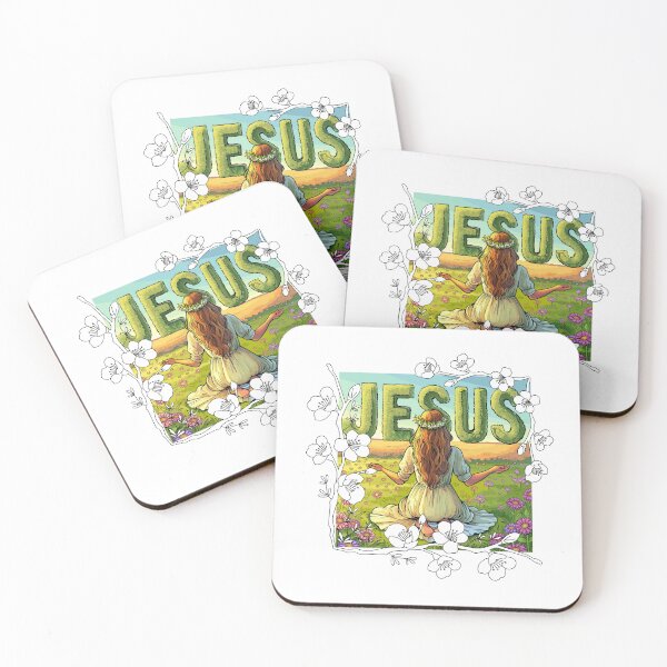 Item preview, Woman worshipping Jesus  designed and sold by MooreGifts.