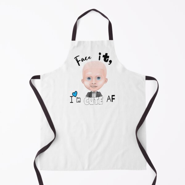Item preview, Face it I'm cute AF - Albino Awareness designed and sold by Ms-Bees-Tees.