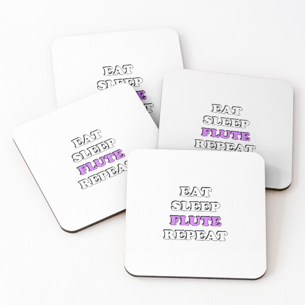 Item preview, Eat Sleep Flute Repeat    designed and sold by Inspirationmotivation.