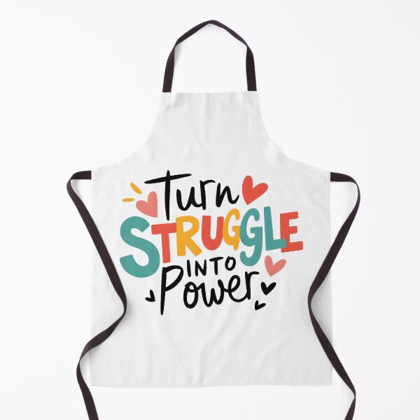 Item preview, Turn Struggle Into Power Inspirational Quote Art designed and sold by PinkMonsterbyPegi.