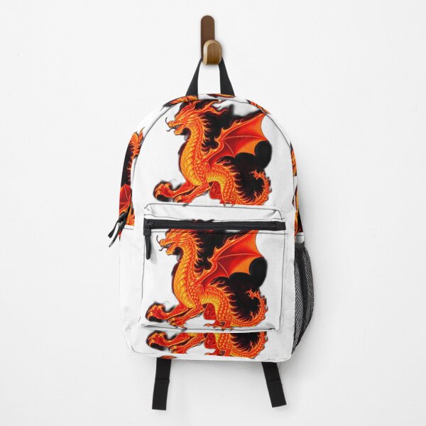 Item preview, Fiery Dragon with Flaming Wings Illustration designed and sold by ART ATTACK ZONE.