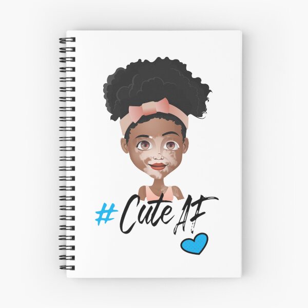 Item preview, Cute AF - Vitiligo Awareness designed and sold by Ms-Bees-Tees.