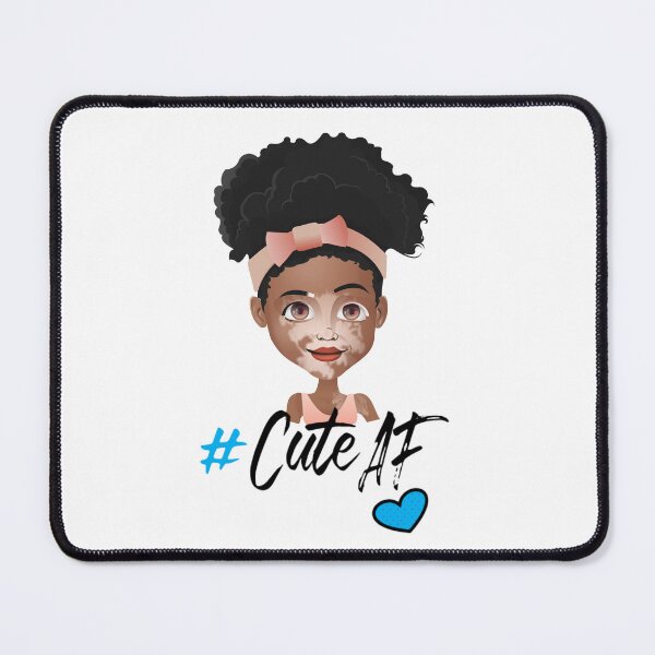 Item preview, Cute AF - Vitiligo Awareness designed and sold by Ms-Bees-Tees.