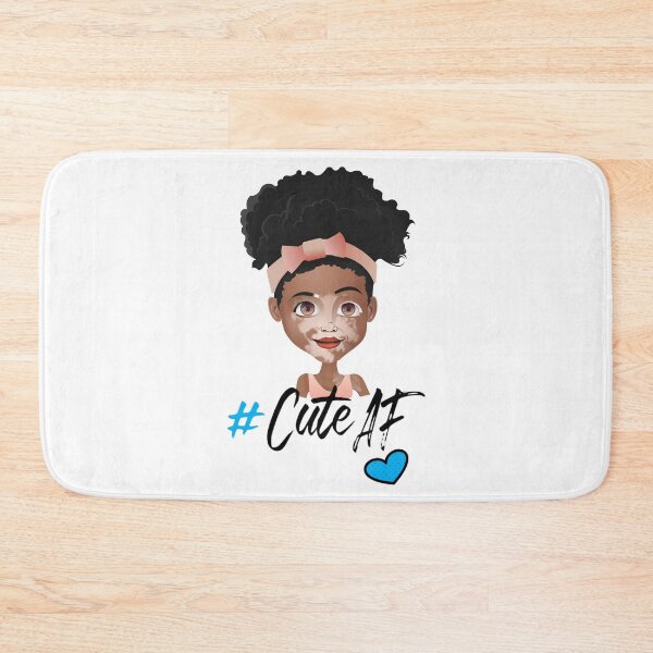 Item preview, Cute AF - Vitiligo Awareness designed and sold by Ms-Bees-Tees.