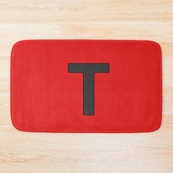 Item preview, letter t black designed and sold by ZiphGames.